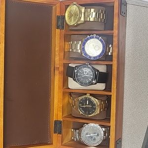 Watch Holder box and misc watches